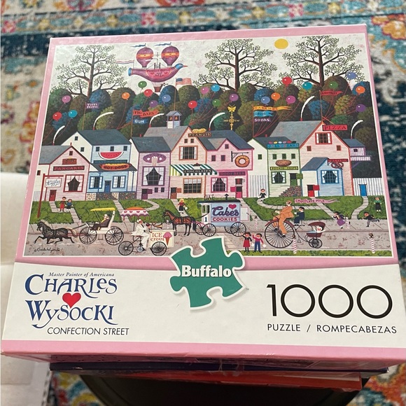 Buffalo Charles Wysocki- Confection Street 1000-Piece Puzzle - Picture 1 of 1